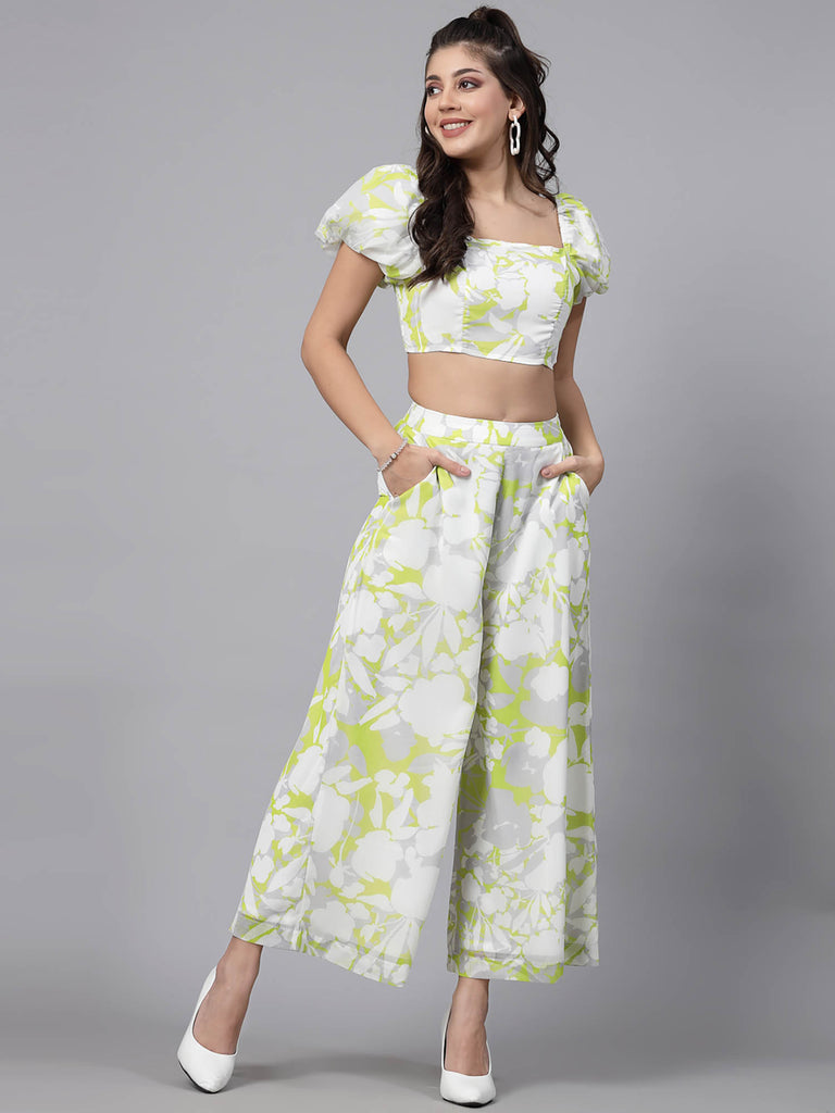 Wide Leg Palazzo (Lime Yellow) | Clothing |Ayro Lane