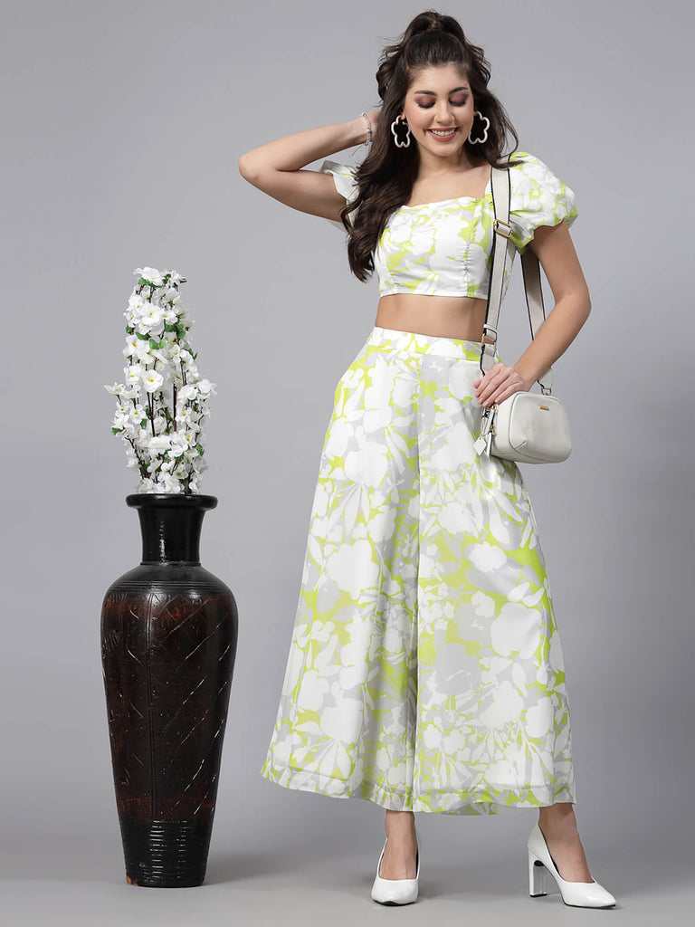 Wide Leg Palazzo (Lime Yellow) | Clothing |Ayro Lane