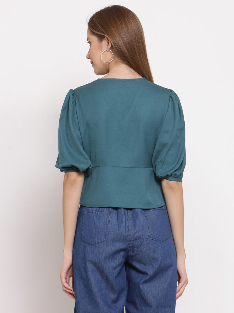 Teal Detail Top | Tops & Shirts |Ayro Lane