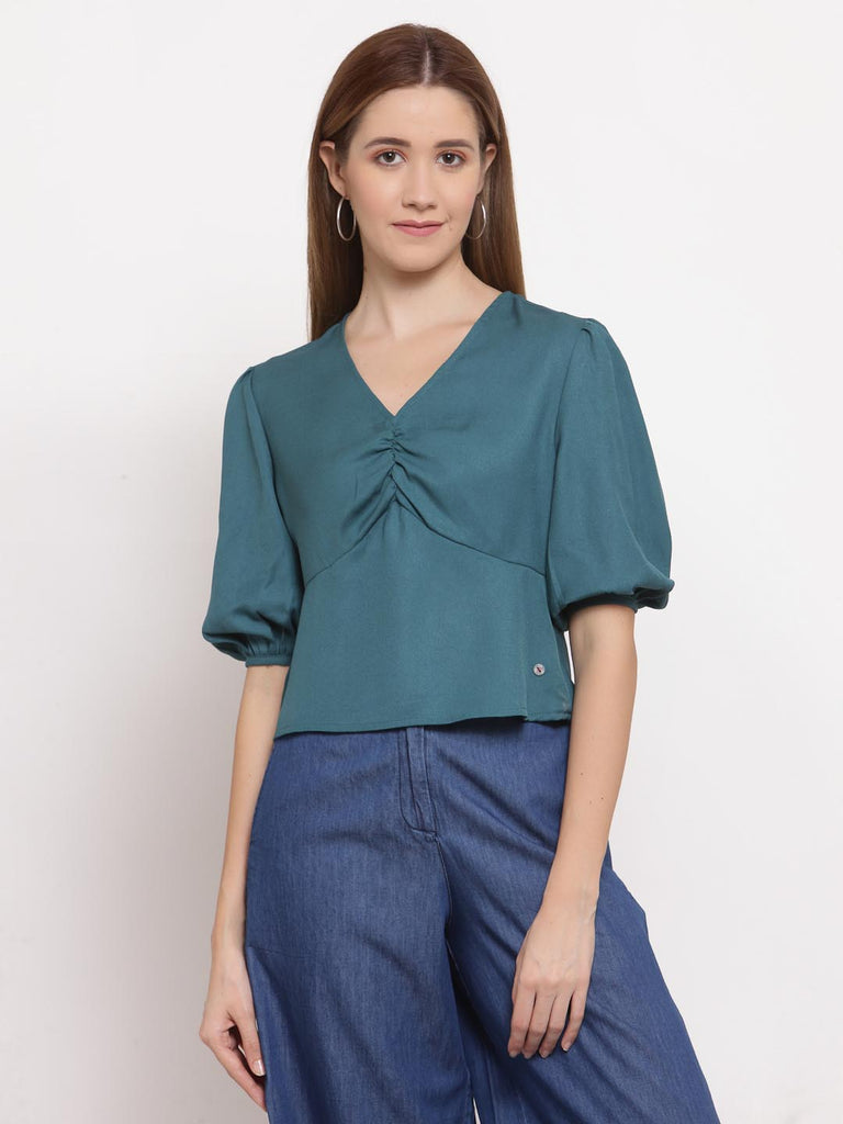 Teal Detail Top | Tops & Shirts |Ayro Lane