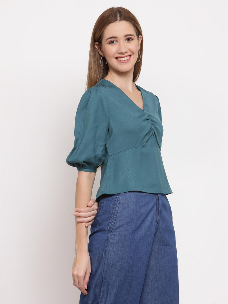 Teal Detail Top | Tops & Shirts |Ayro Lane