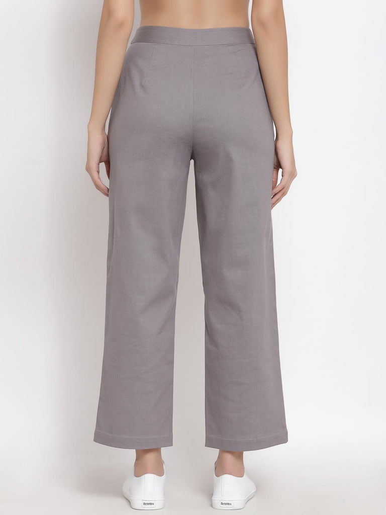 Silver Grey Formal Pants | Clothing |Ayro Lane