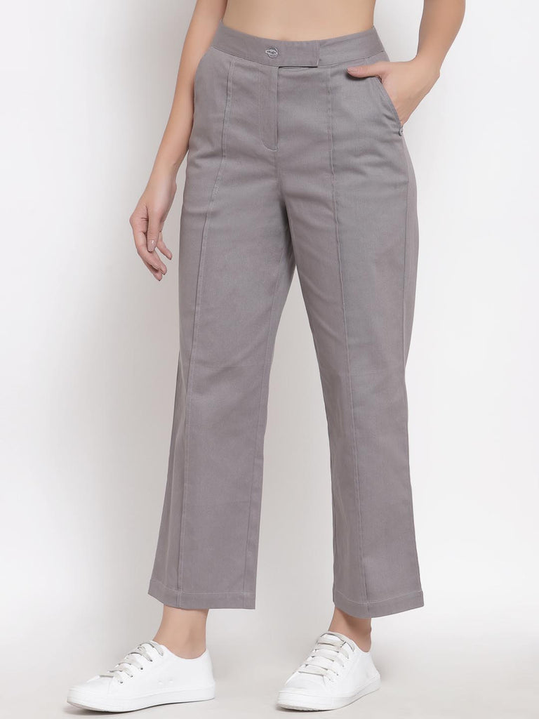 Silver Grey Formal Pants | Clothing |Ayro Lane