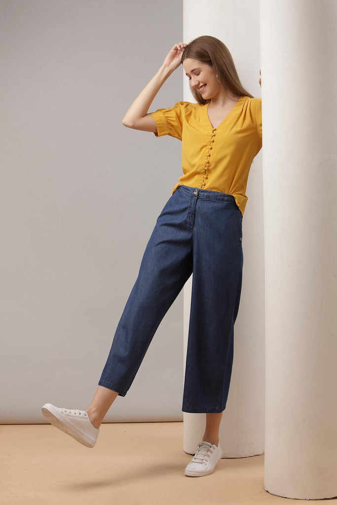 Denim Flared Pants | Clothing |Ayro Lane