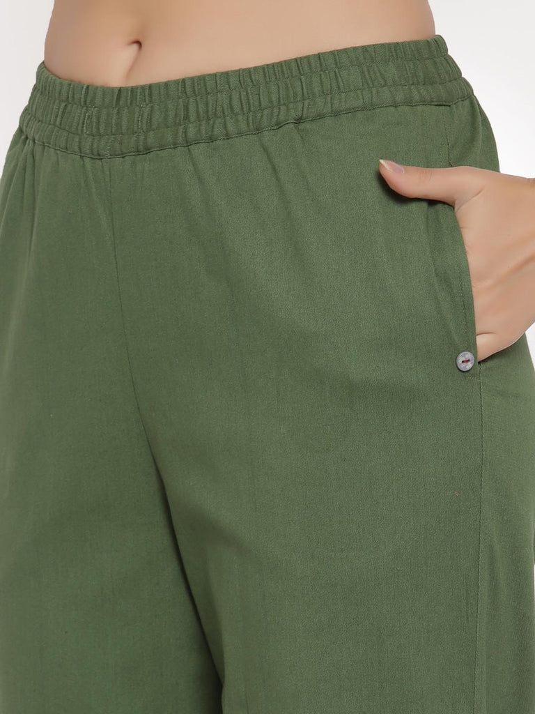 Olive Green Jogger Pants | Clothing |Ayro Lane