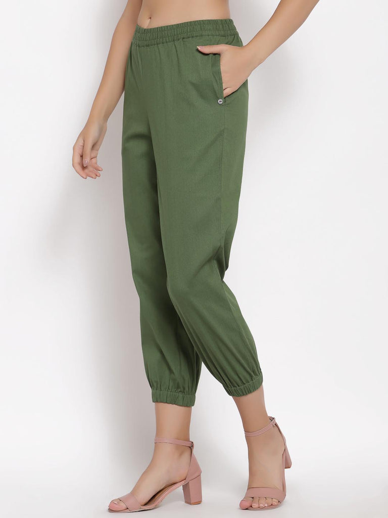 Olive Green Jogger Pants | Clothing |Ayro Lane