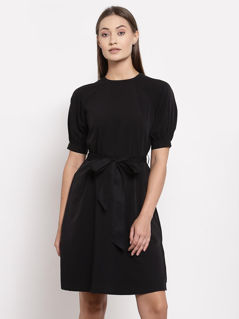 Black Slit Dress | Hem Dress |Ayro Lane