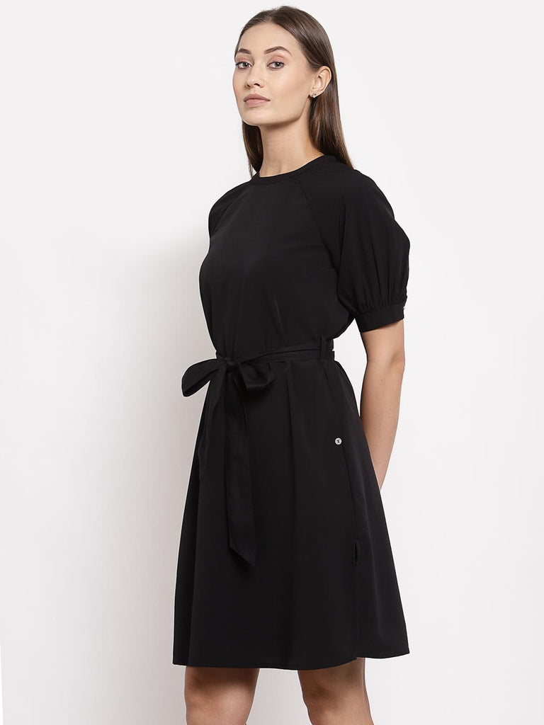 Black Slit Dress | Hem Dress |Ayro Lane