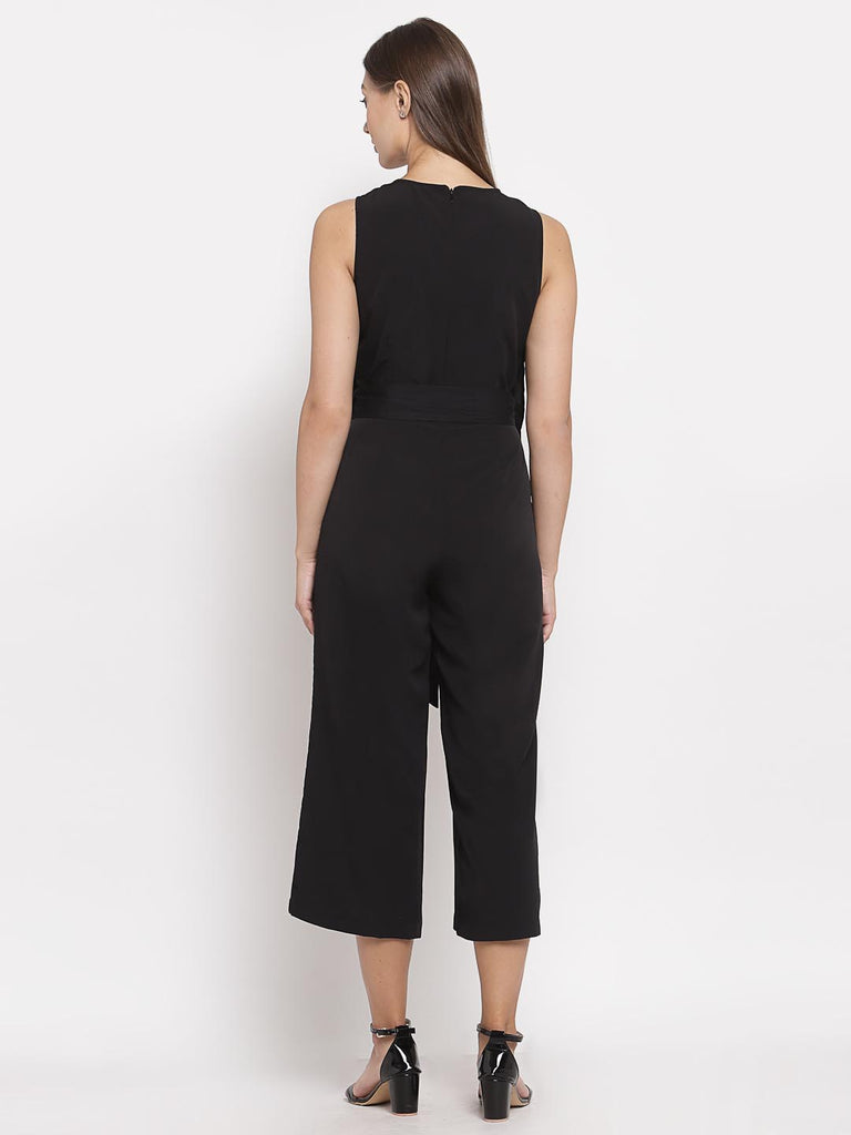 Black layered jumpsuit online