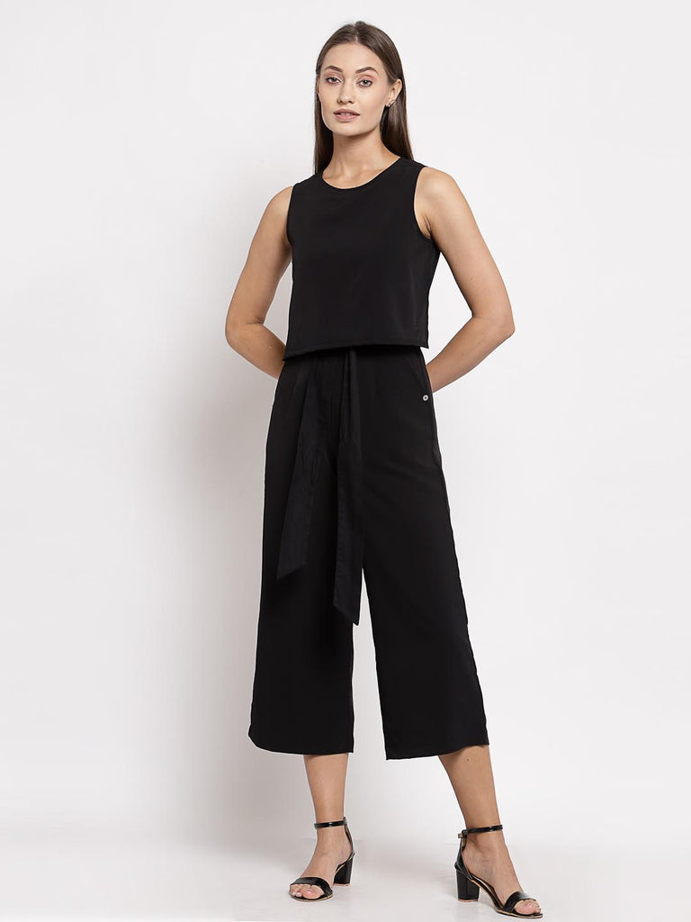 Black Layered Top Jumpsuit | Clothing |Ayro Lane