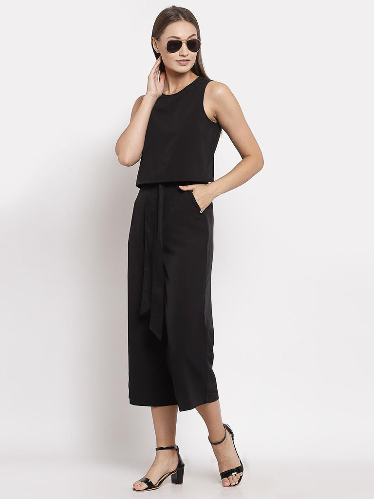 Black Layered Top Jumpsuit | Clothing |Ayro Lane