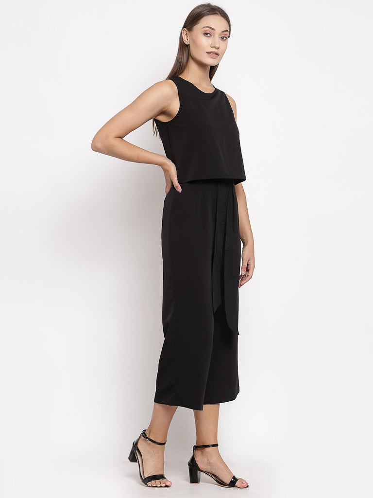 Black Layered Top Jumpsuit | Clothing |Ayro Lane