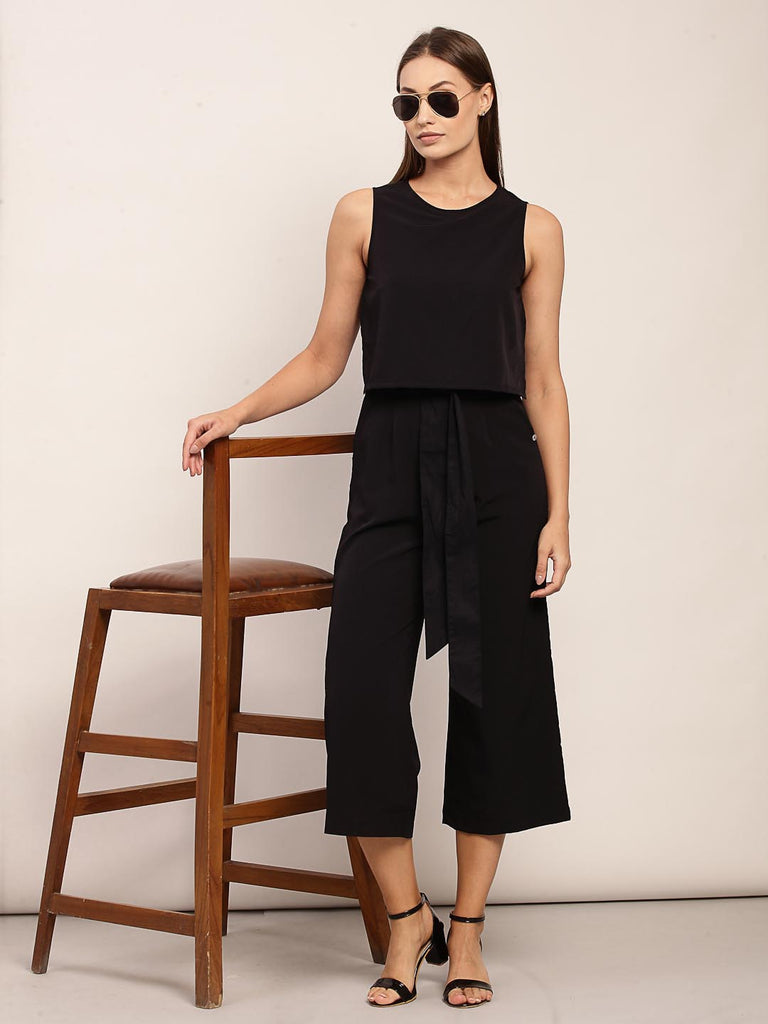 Black Layered Top Jumpsuit | Clothing |Ayro Lane