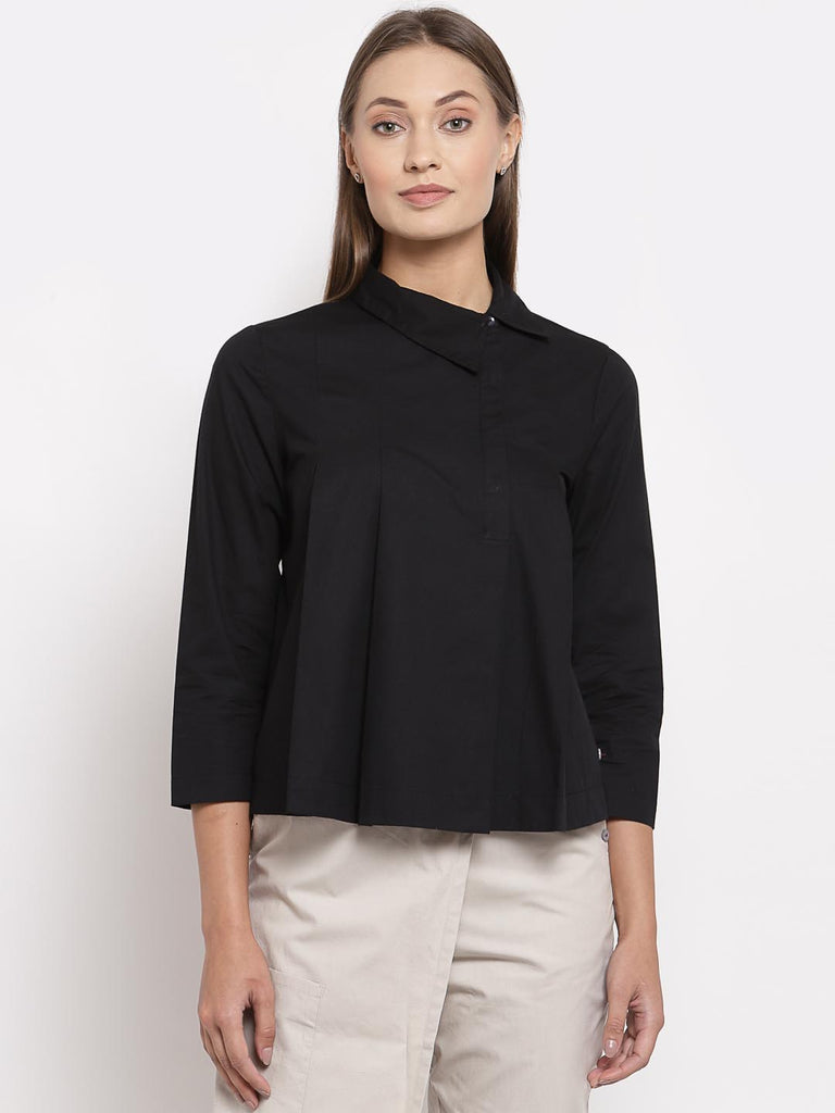 Black Box Pleated Top | Tops & Shirts |Ayro Lane