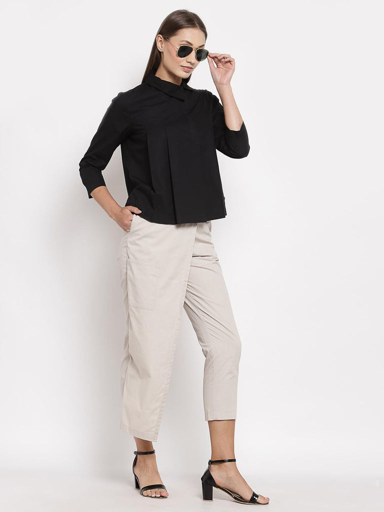 Black Box Pleated Top | Tops & Shirts |Ayro Lane