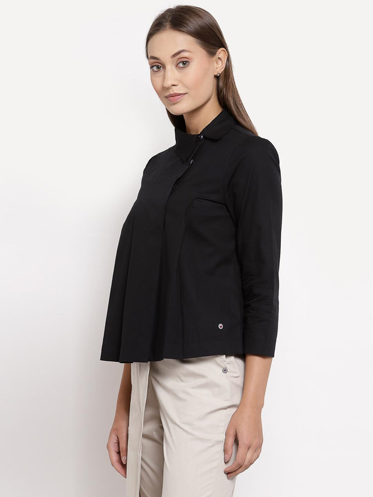 Black Box Pleated Top | Tops & Shirts |Ayro Lane