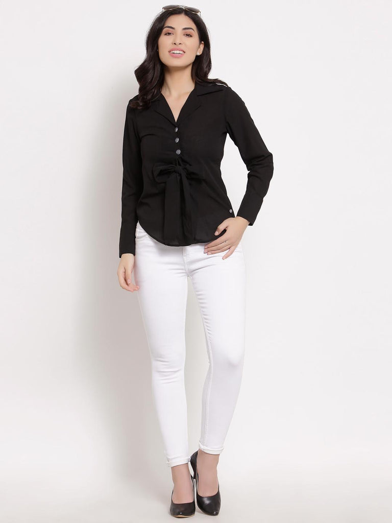 Black Tie Knot Shirt | Shirt |Ayro Lane