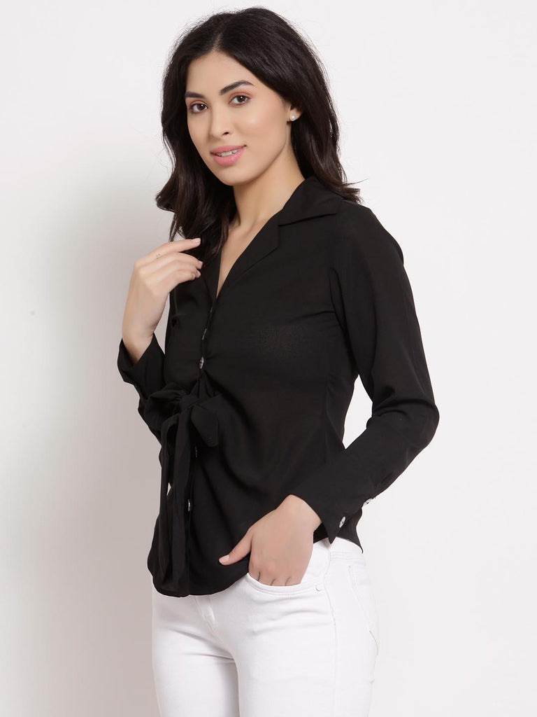 Black Tie Knot Shirt | Shirt |Ayro Lane