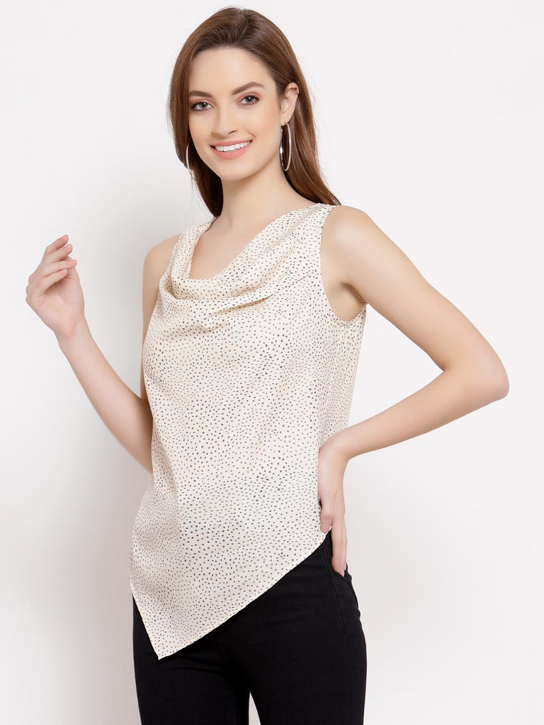 Butter Cream Cowl Neck Top | Tops & Shirts |Ayro Lane