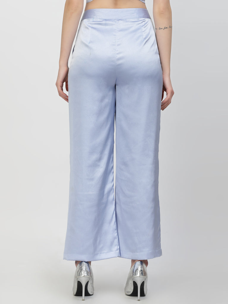 Flared Satin Pants (Lavender) | Summer Collection 2023 |Ayro Lane